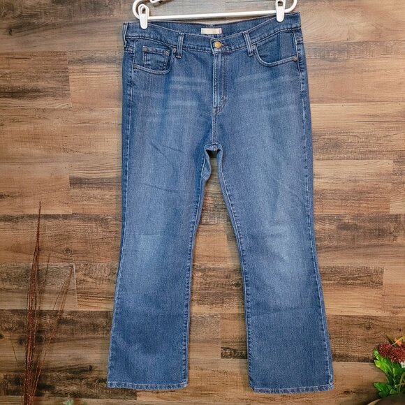 Vtg Levi's Jeans Size 14 Bootcut 515 High Rise Medium Light Wash Y2K Western - Picture 1 of 10